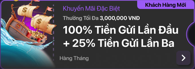 Khuyến mãi nạp đầu 100% tại V9bet